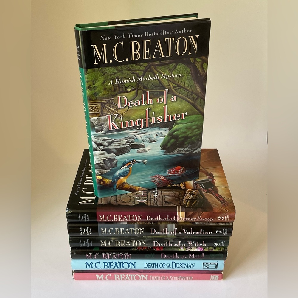 Hamish Macbeth Mystery Books by M.C. Beaton Set of 7 Hardcovers (1998-2012)